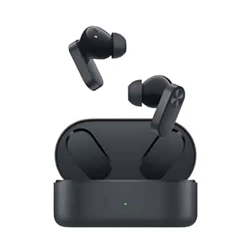 OnePlus Nord Buds 2 True Wireless in Ear Earbuds with Mic, Upto 25dB ANC 12.4mm Dynamic Titanium Drivers, Playback:Upto 36hr case, 4-Mic Design, IP55 Rating, Fast Charging [Thunder Gray]
